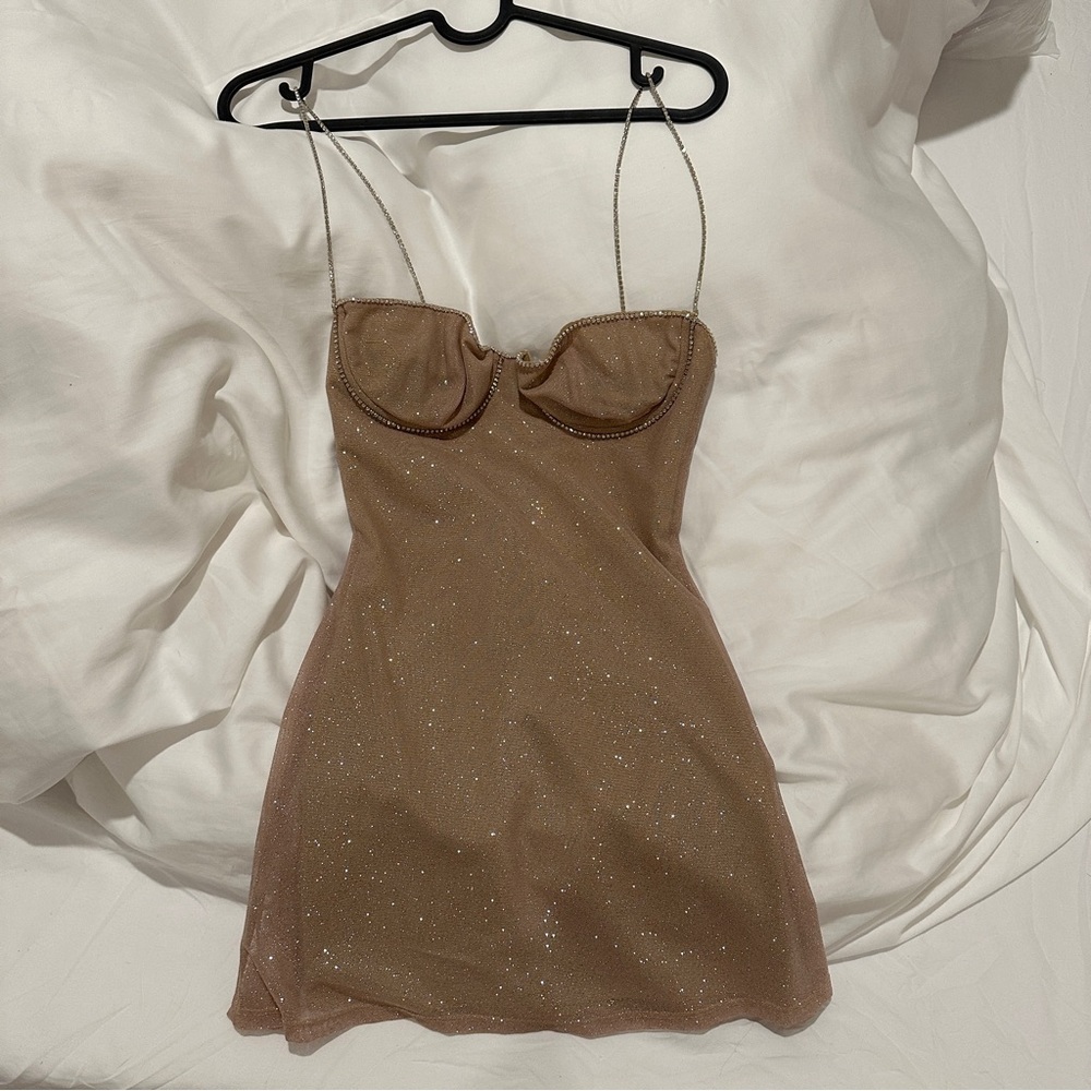 Mirror Palais Fairy Dress in Diamond Sand